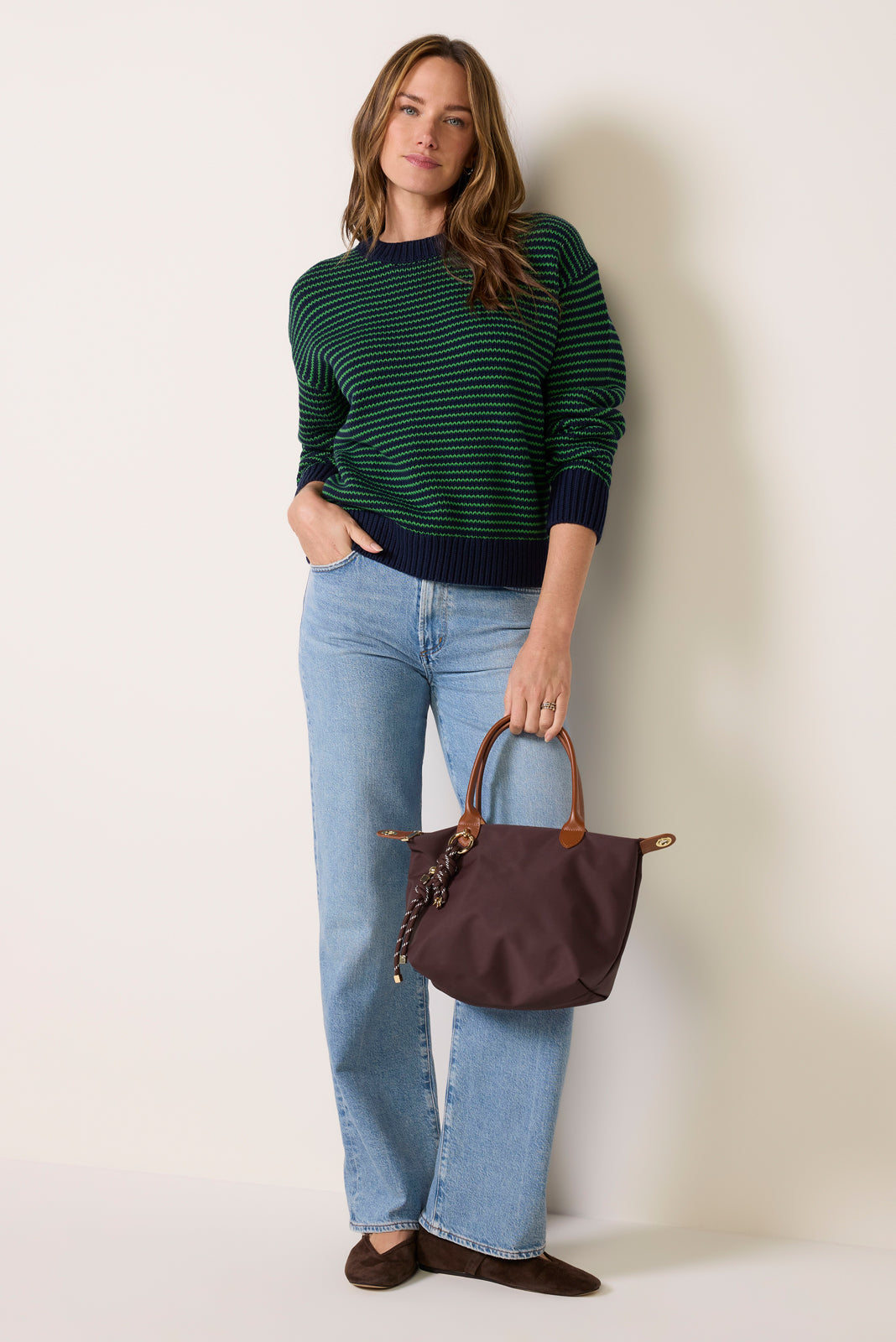 Aura Relaxed Crew Sweater