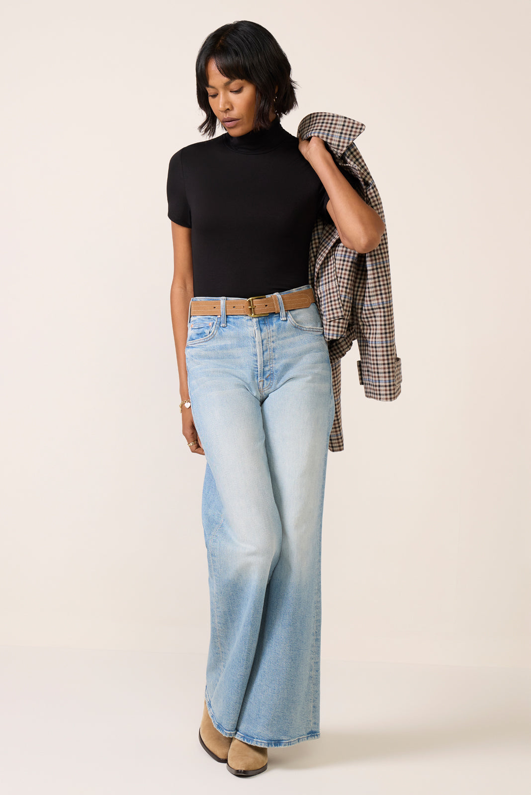 Demi Fitted Mock Neck