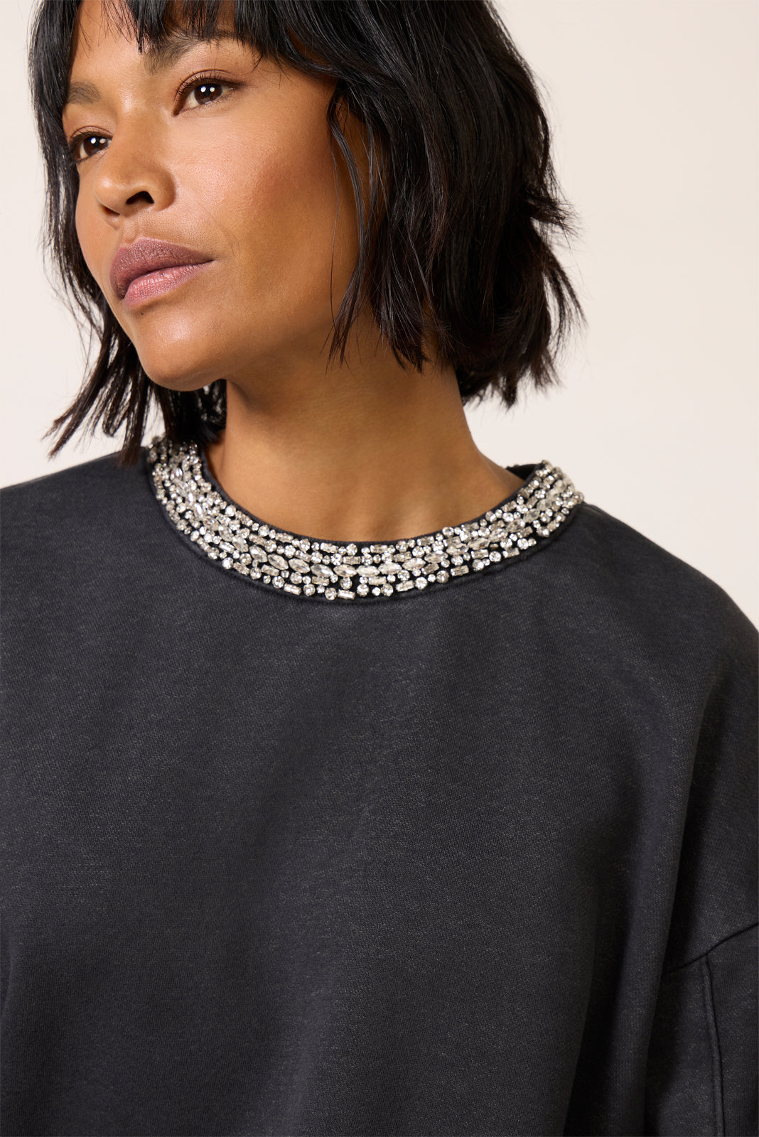 Jazzy Embellished Sweatshirt