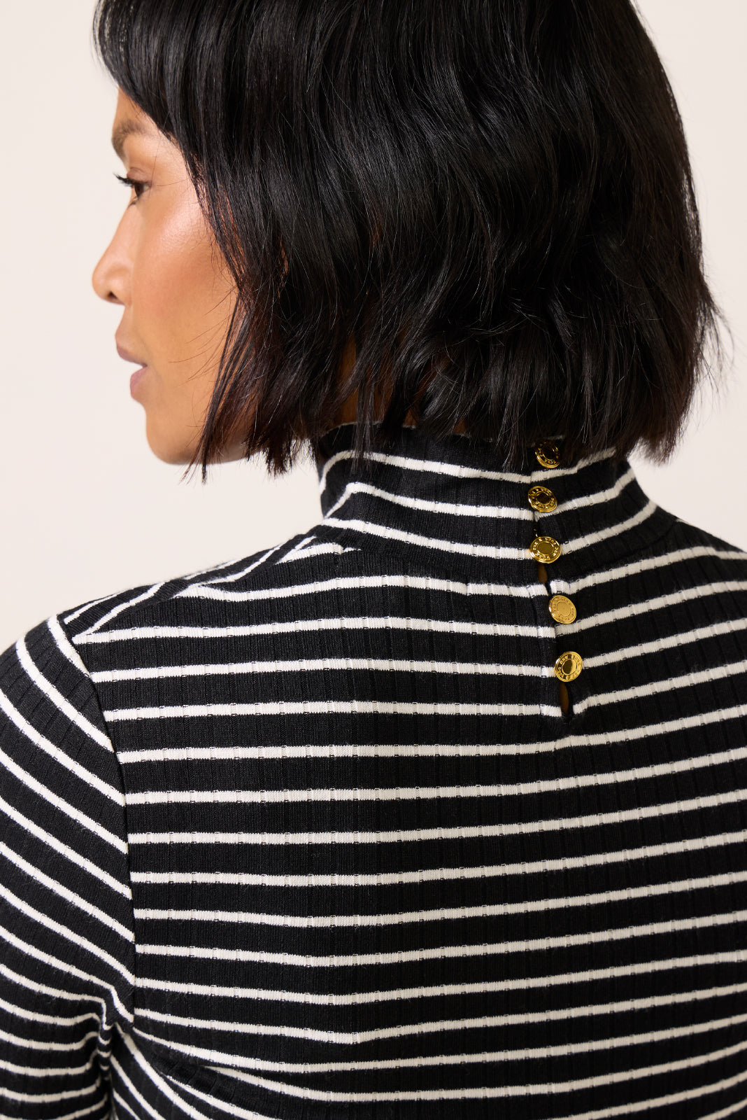 The Rib Knit Stripe Tee