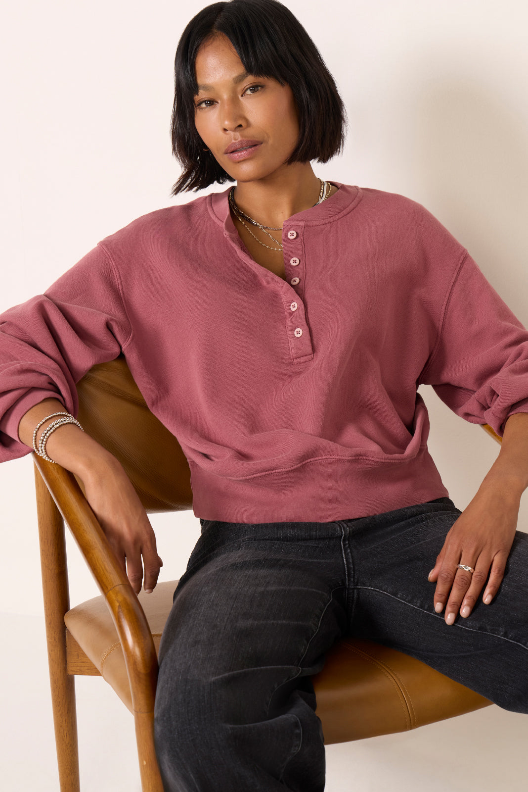 Rowan Henley Sweatshirt