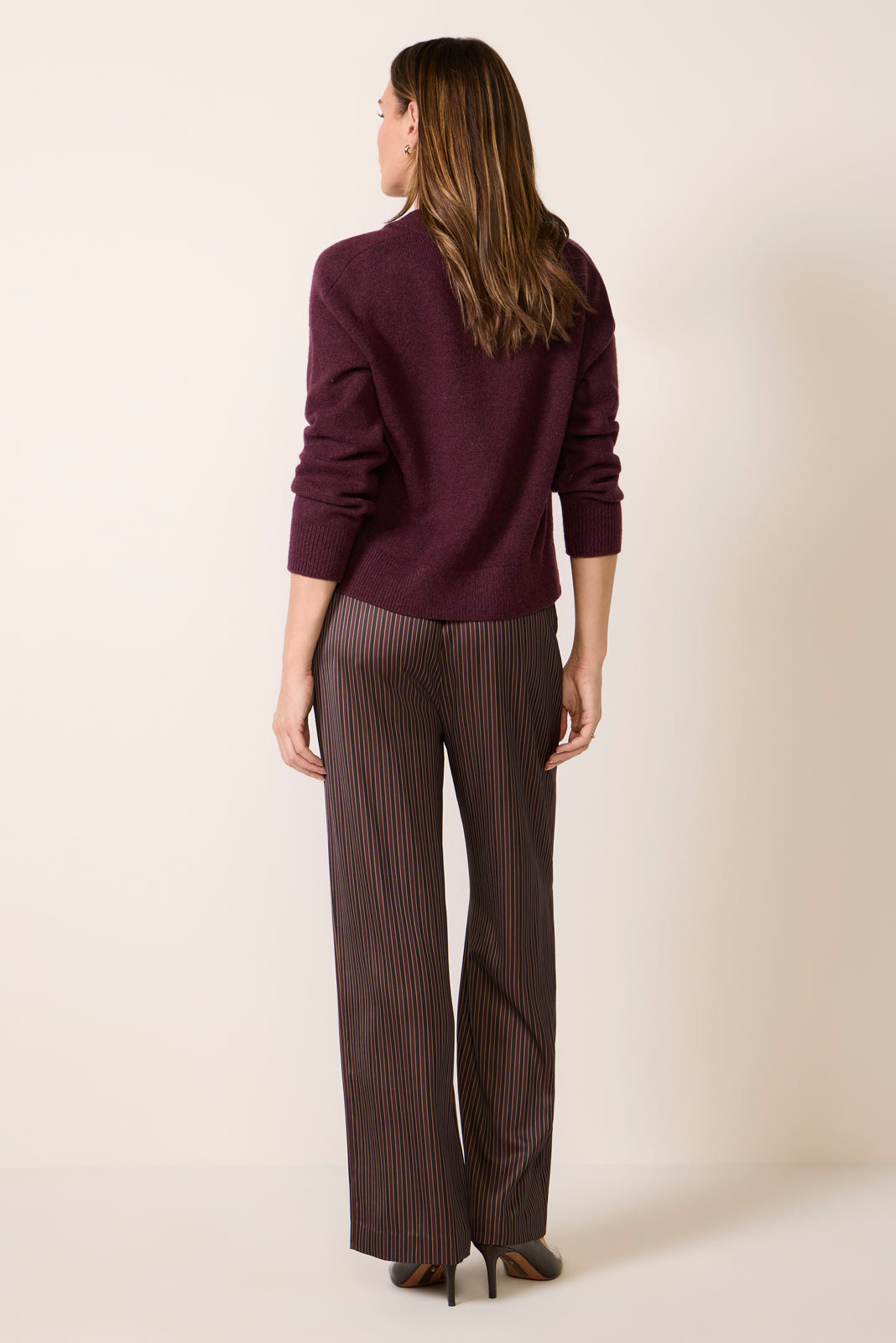 Kali Satin Striped Pant