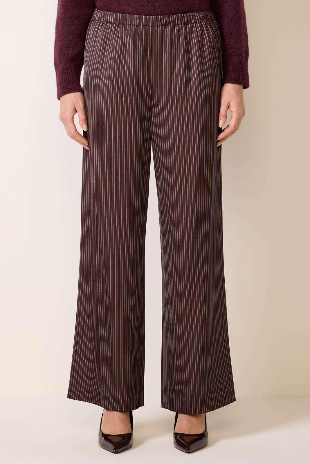 Kali Satin Striped Pant