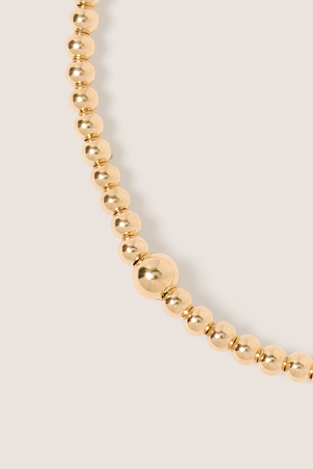Classic Gold 2.5mm Bead Bracelet