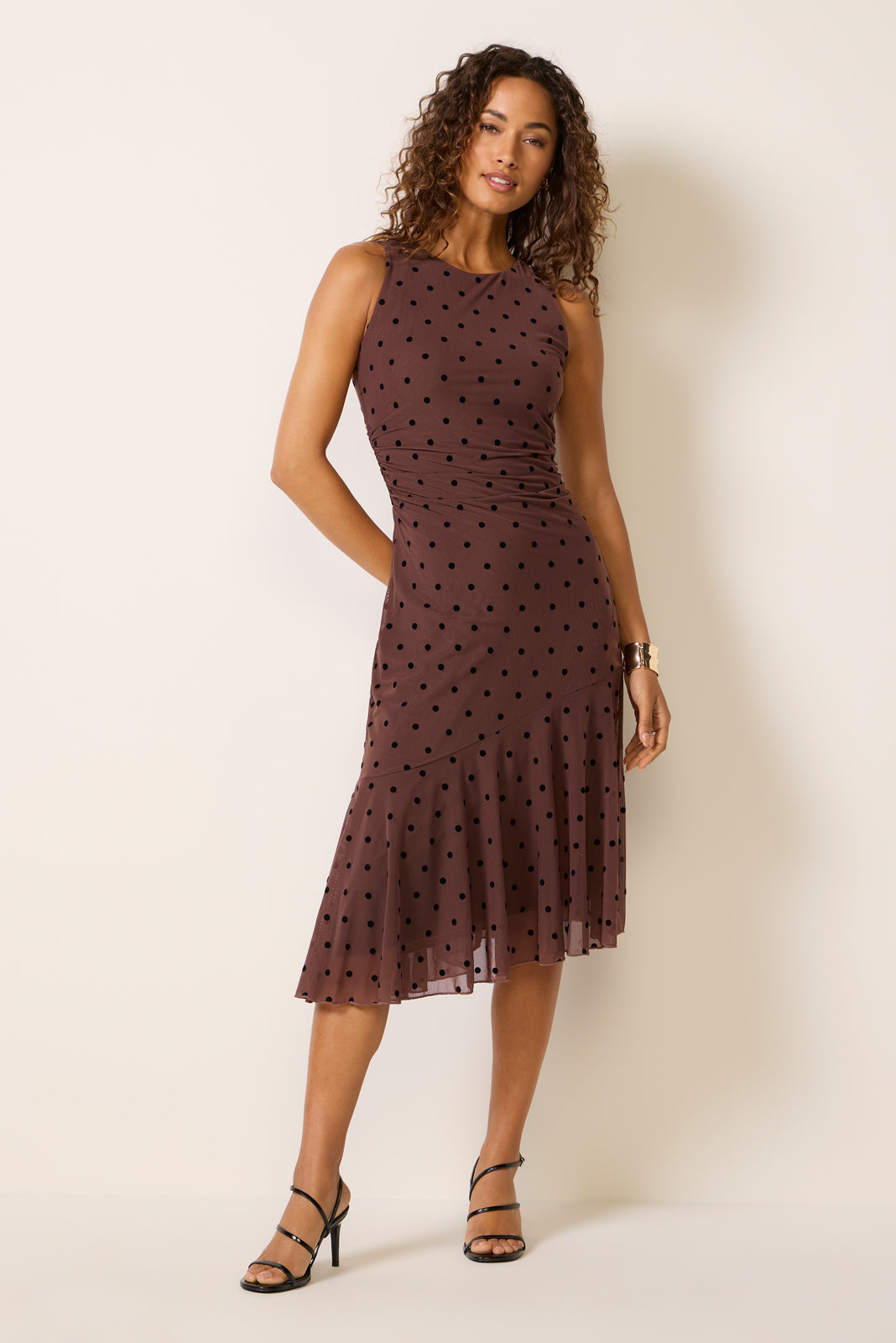 Daija Mesh Midi Dress