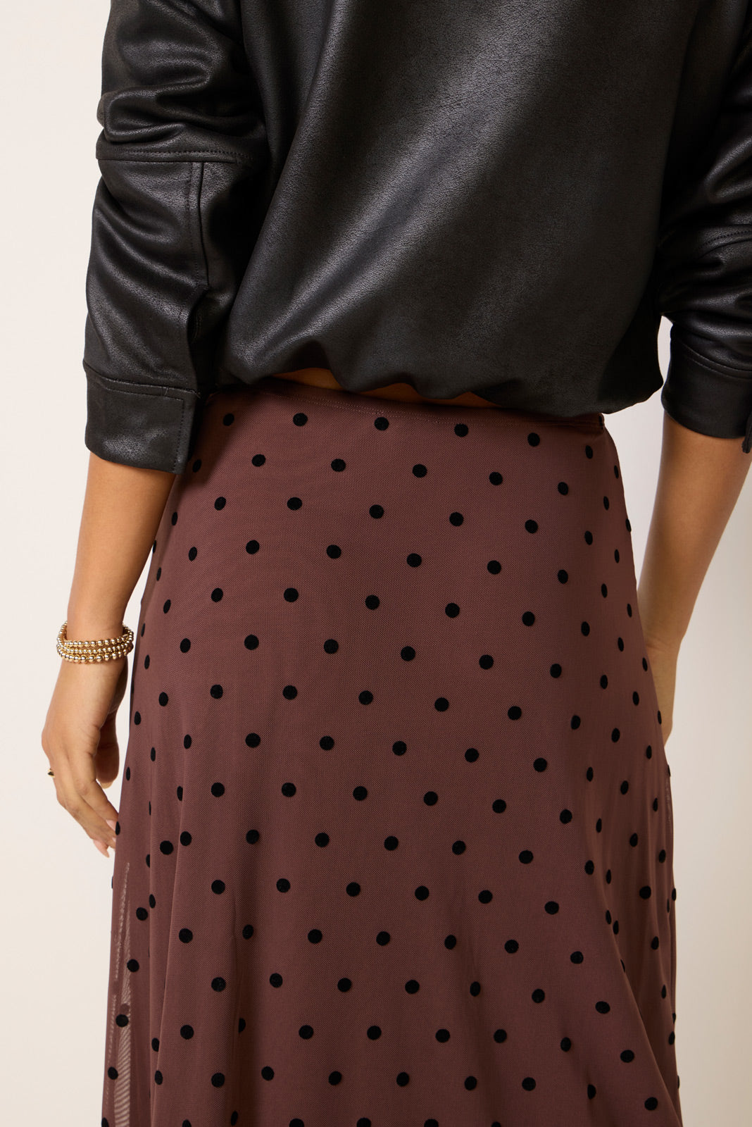 Jordan Mesh Midi Skirt