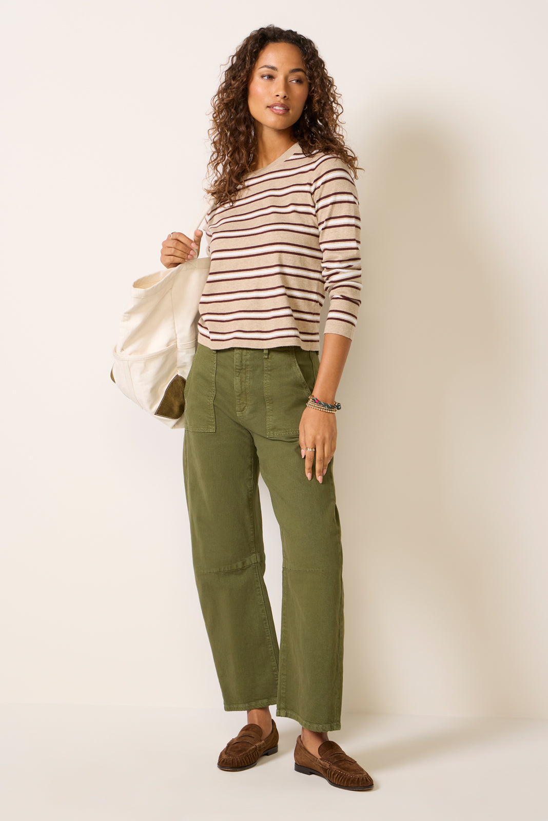 Davie Long Sleeve Sweater Tee