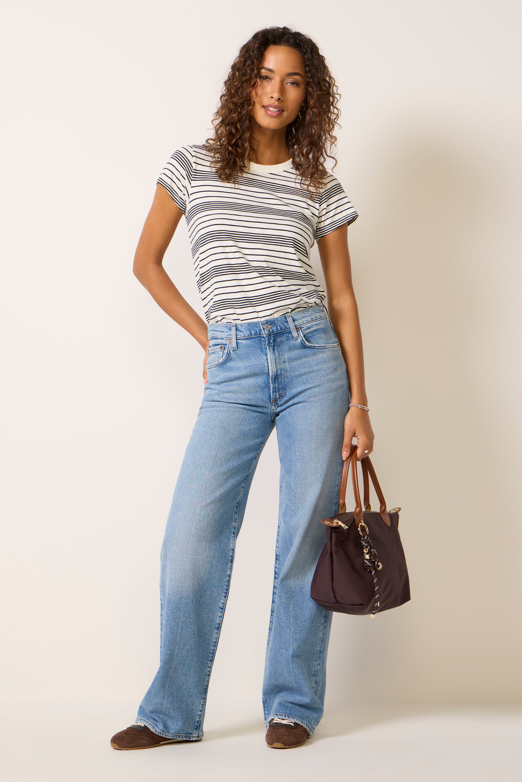 The Slub Stripe Tee