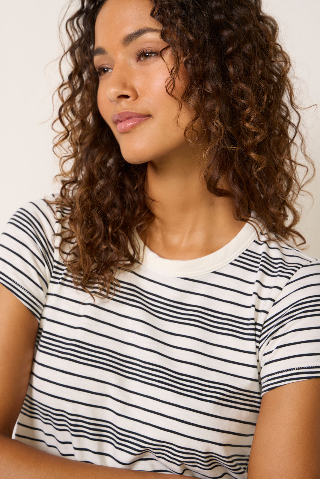The Slub Stripe Tee