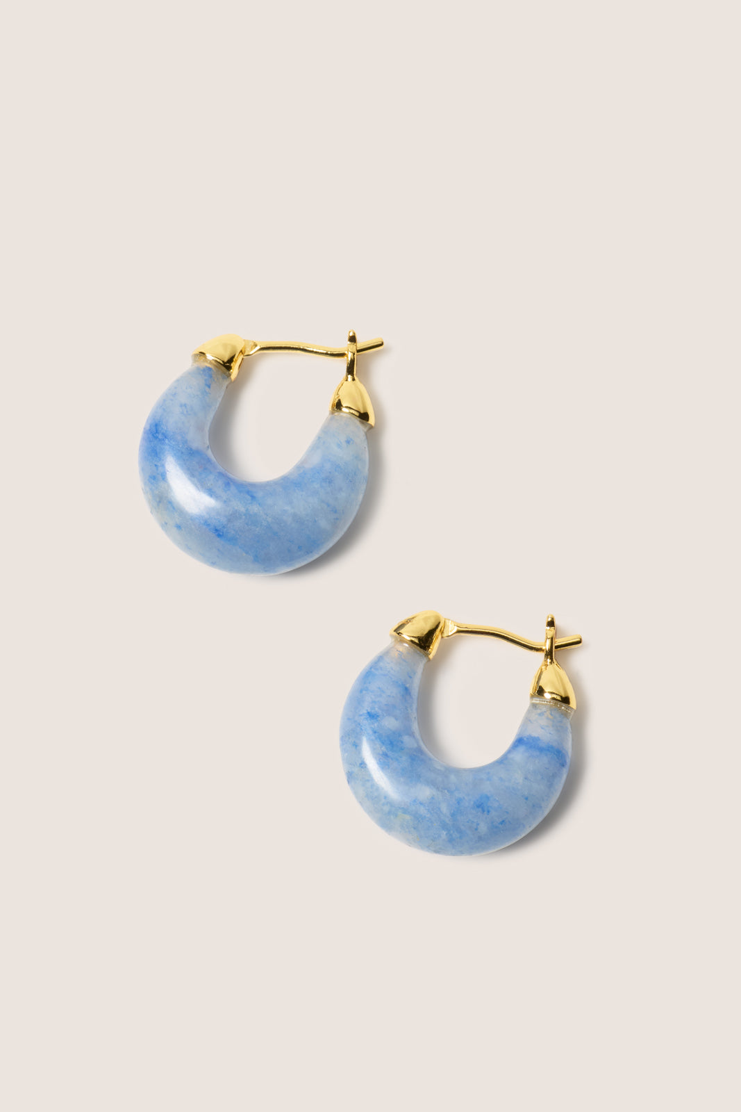 Cleo Semi Stone Mini Hoops