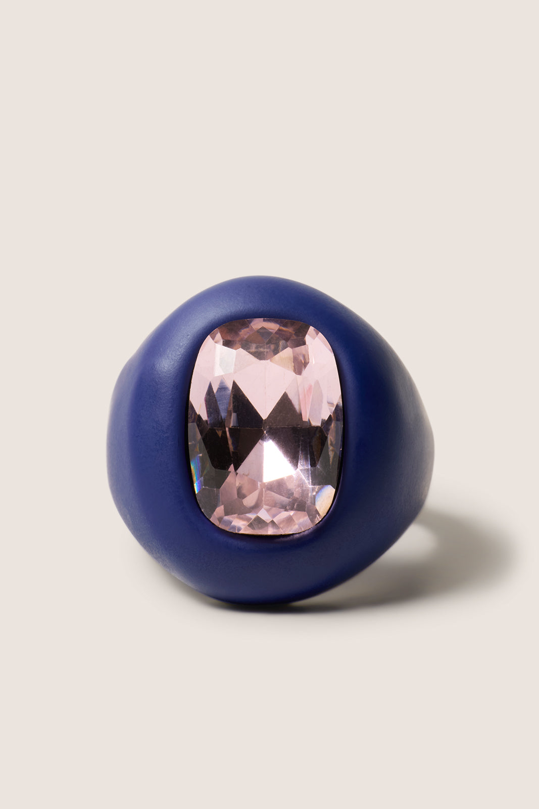 Cece Enamel Bezel Set Ring