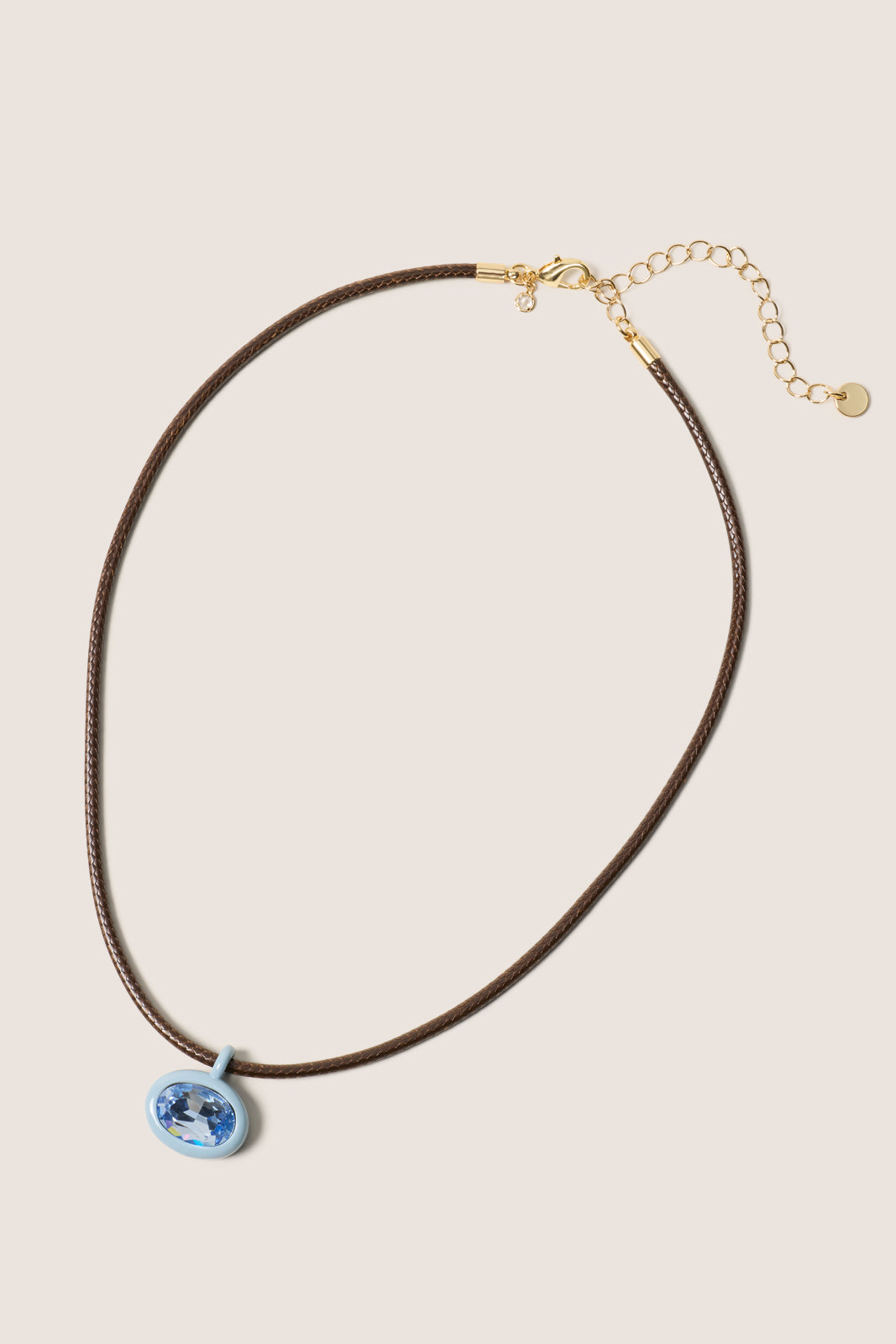 Sadie Bezel Set Necklace