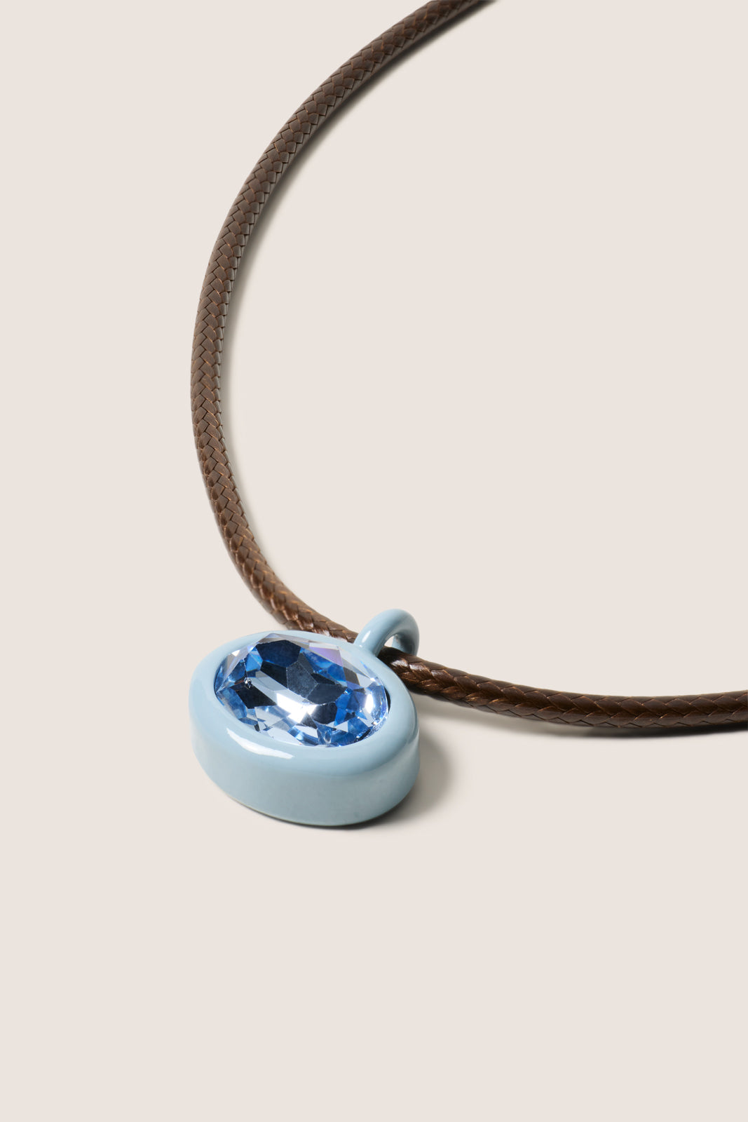 Sadie Bezel Set Necklace