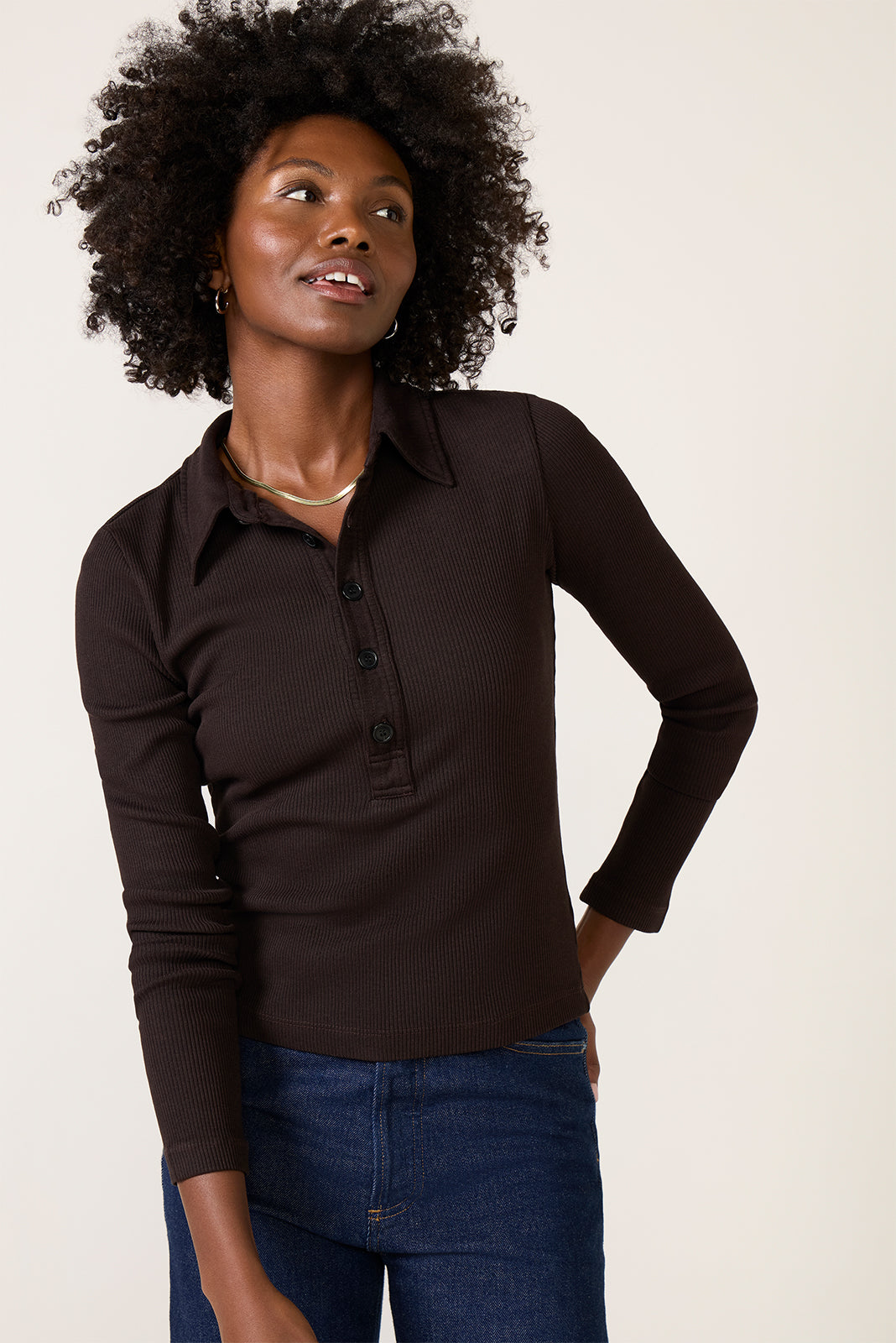 Long Sleeve 60`s Polo