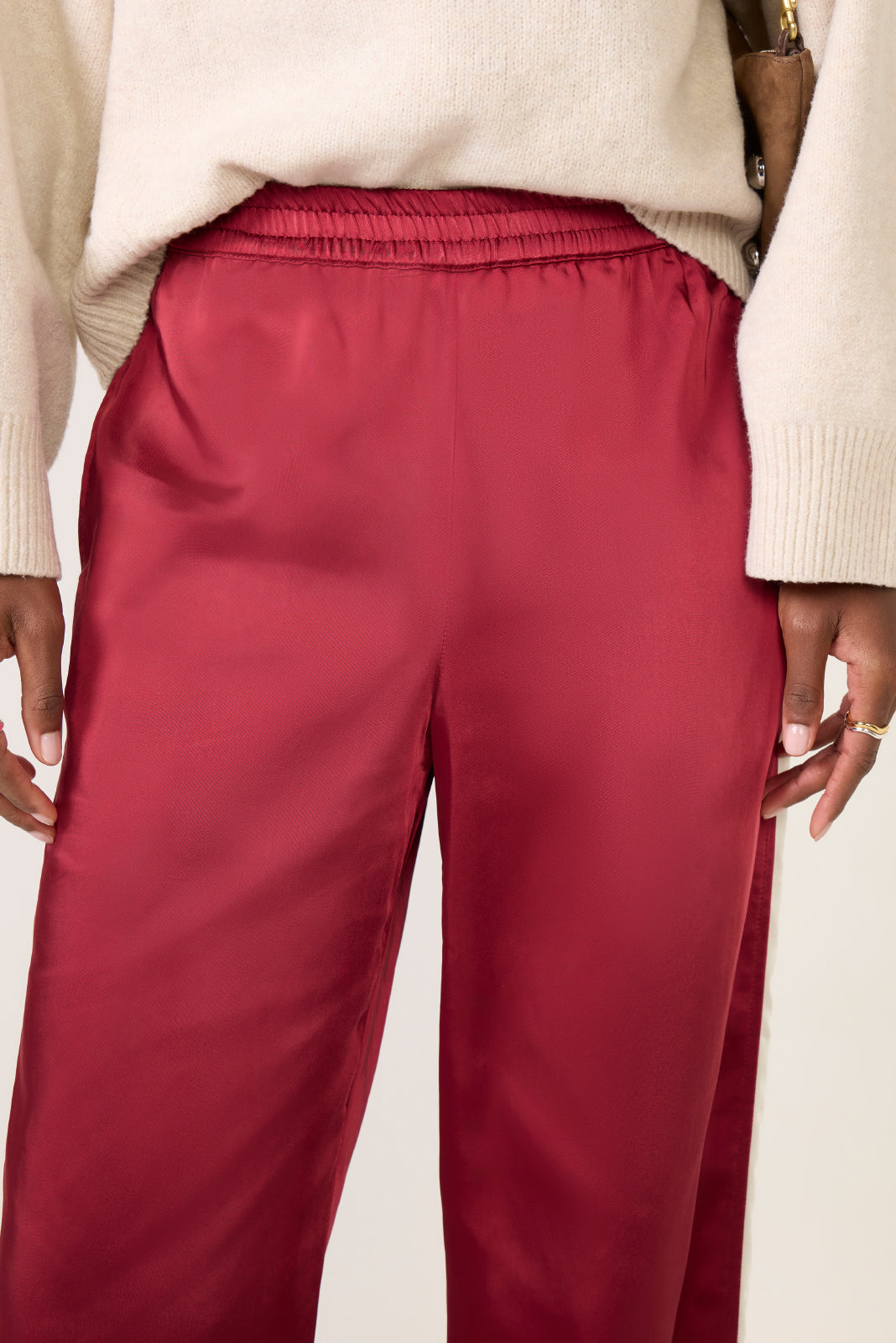 Satin Track Pant