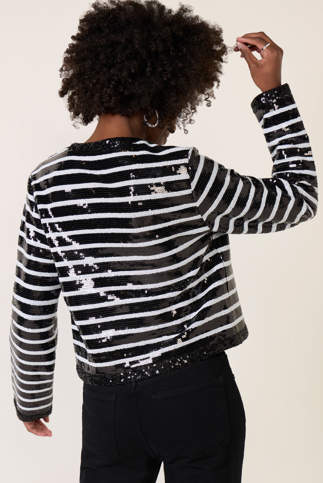 Alexandra Sequin Stripe Jacket