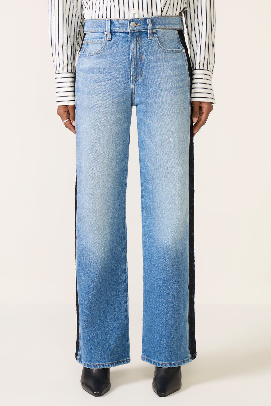 Ever Straight w Lace Inset Jean