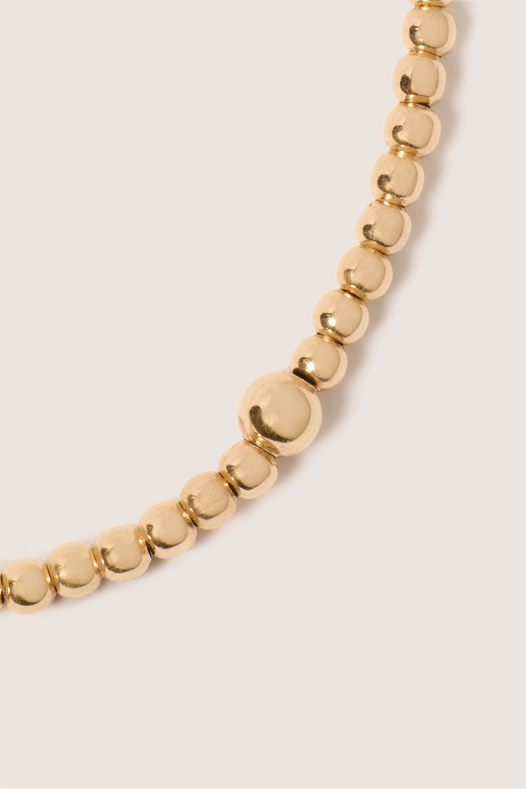 Classic Gold 2mm Bead Bracelet