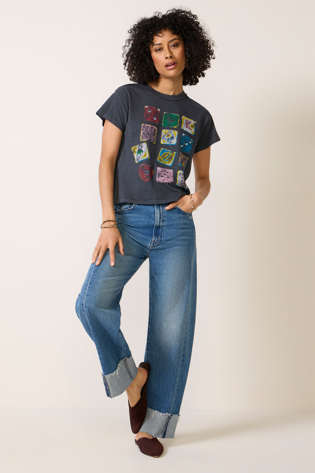 Dice Grid Reverse Girlfriend Tee
