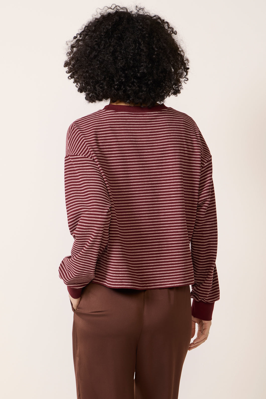 Kaylin Cozy Stripe Tee