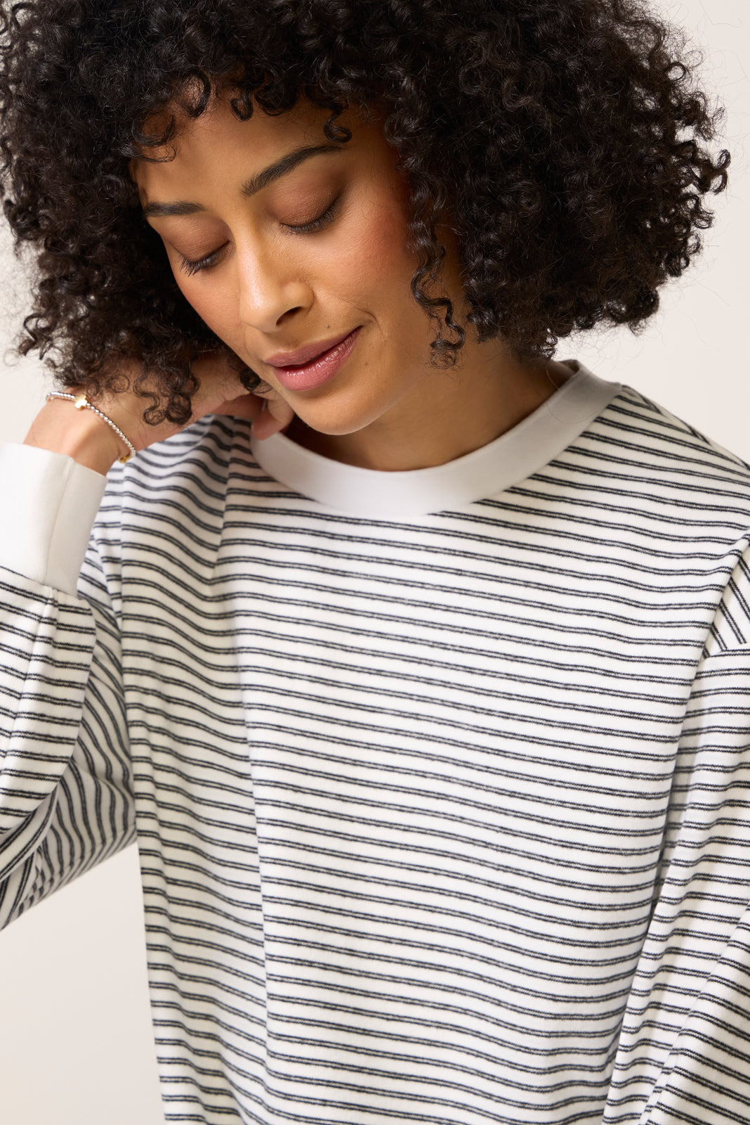 Kaylin Cozy Stripe Tee