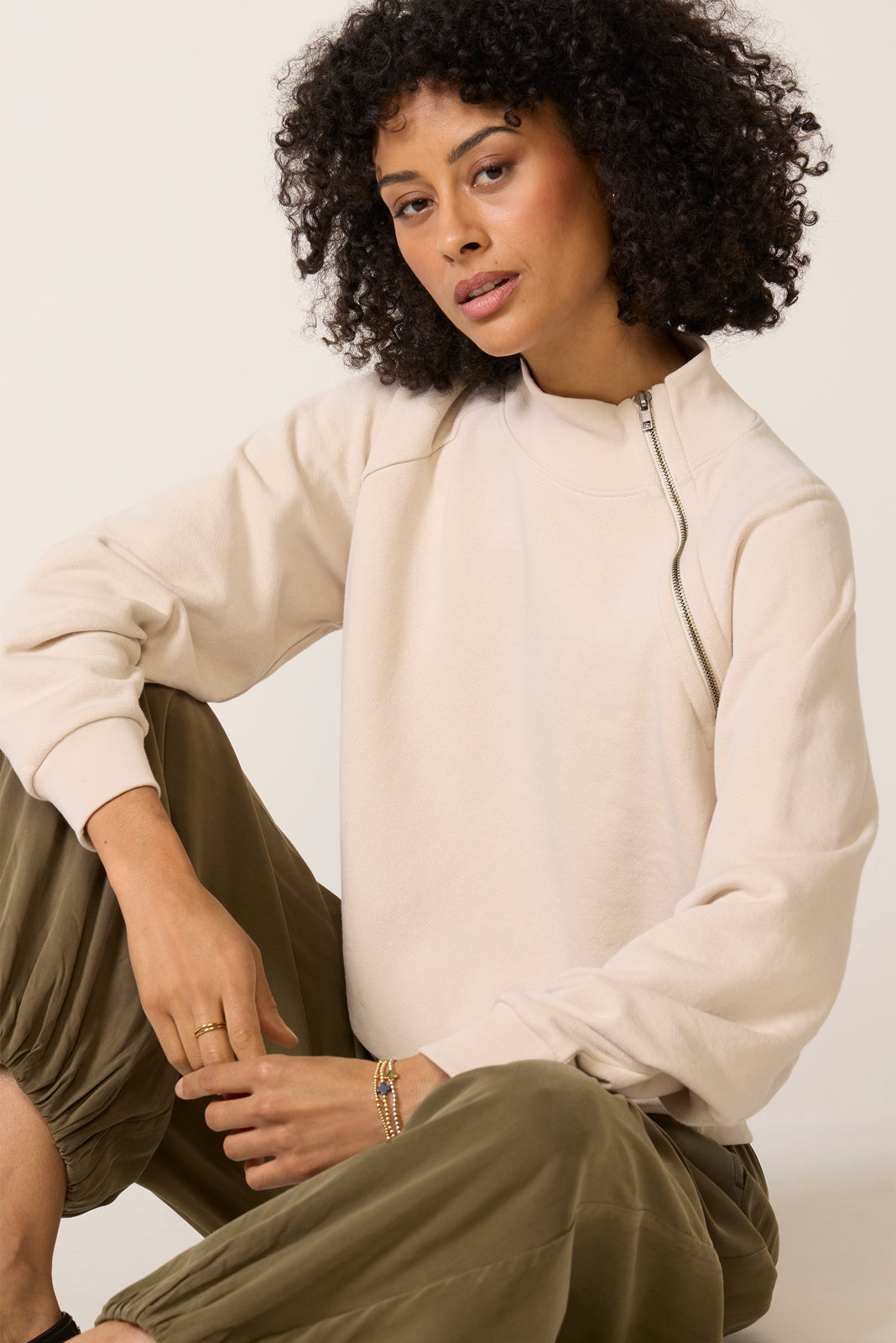 Heritage Side Zip Sweatshirt