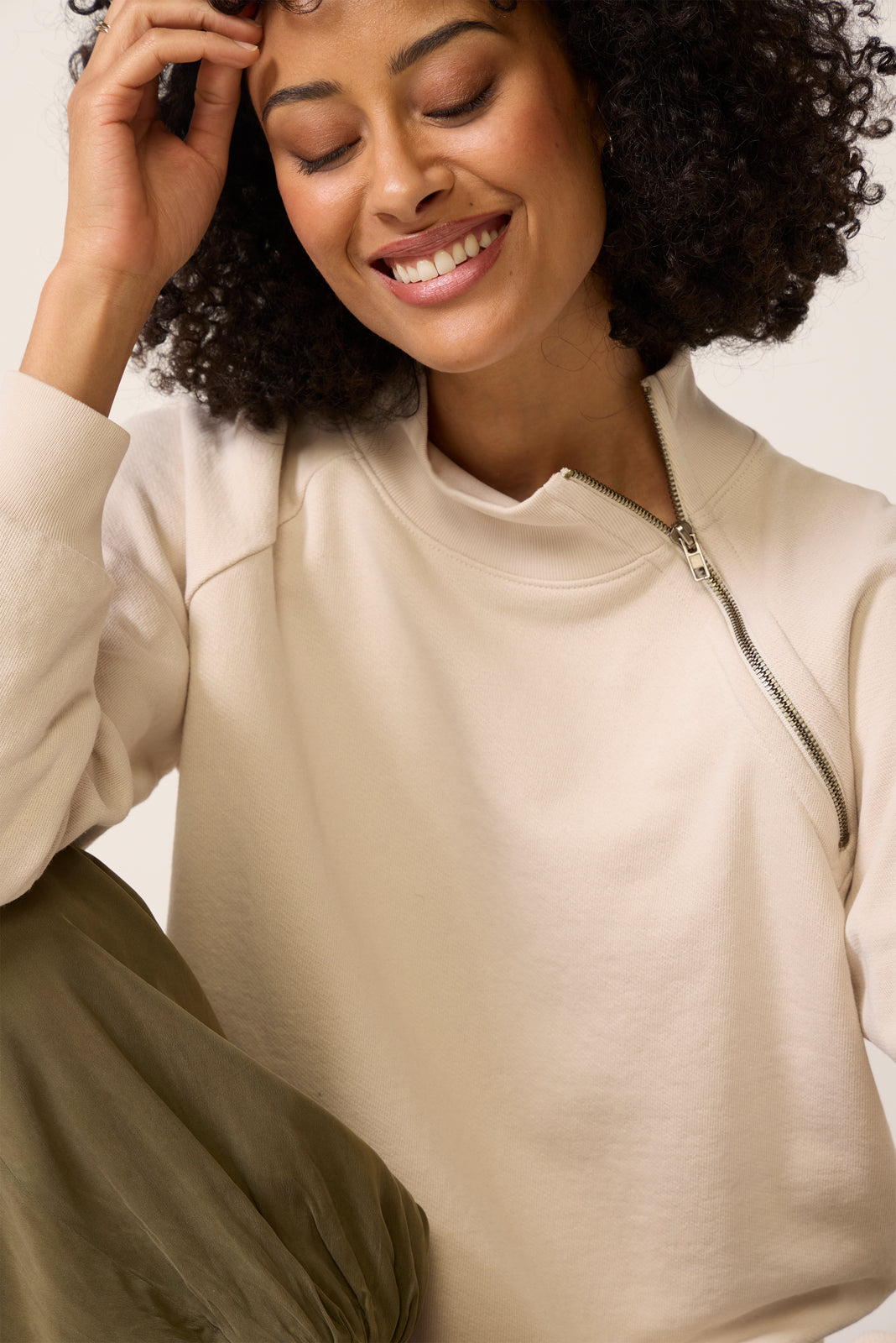 Heritage Side Zip Sweatshirt
