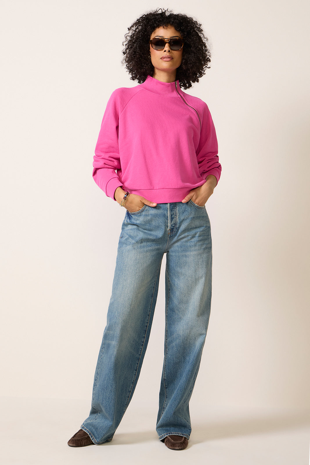 Heritage Side Zip Sweatshirt