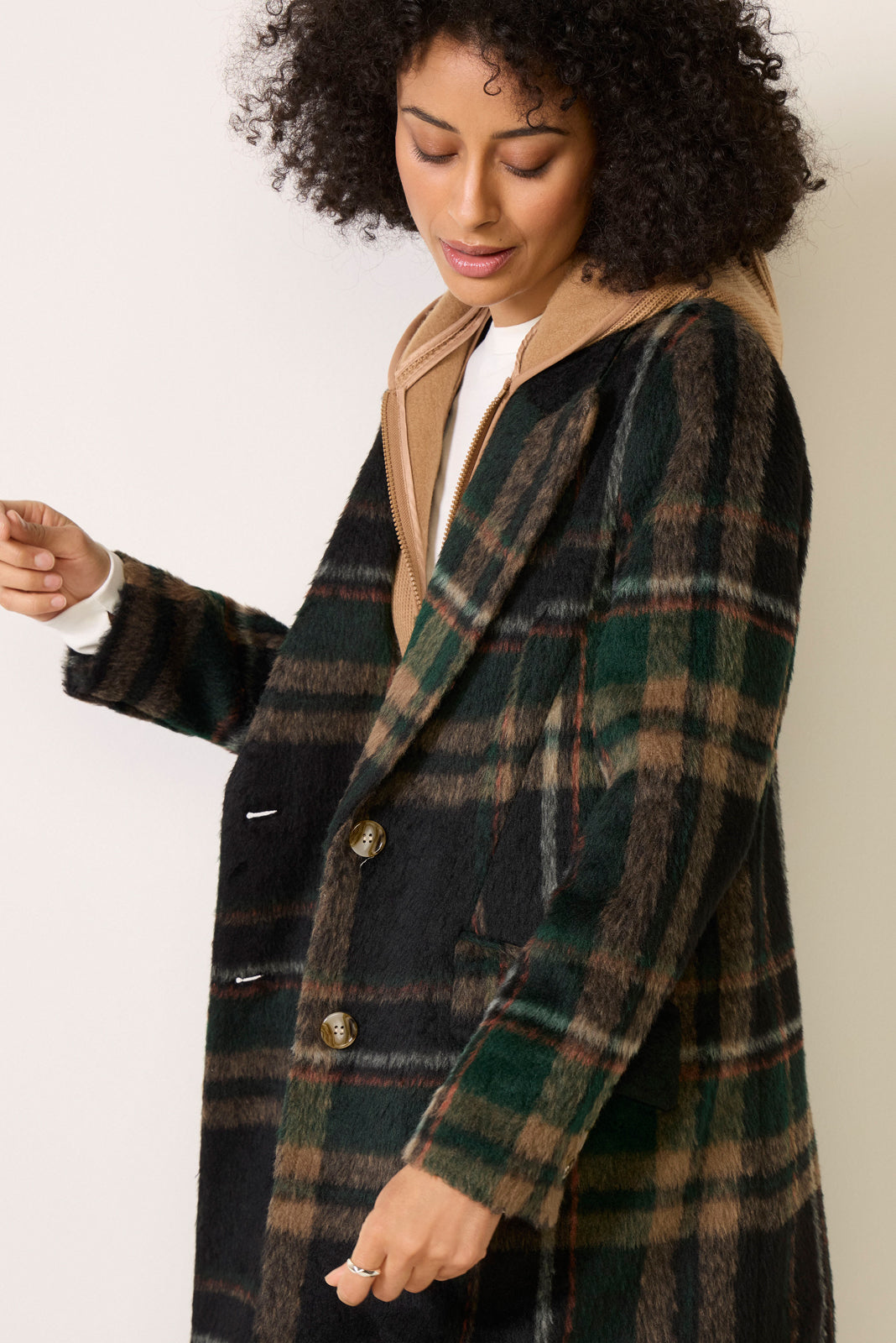 Jamie Plaid Coat