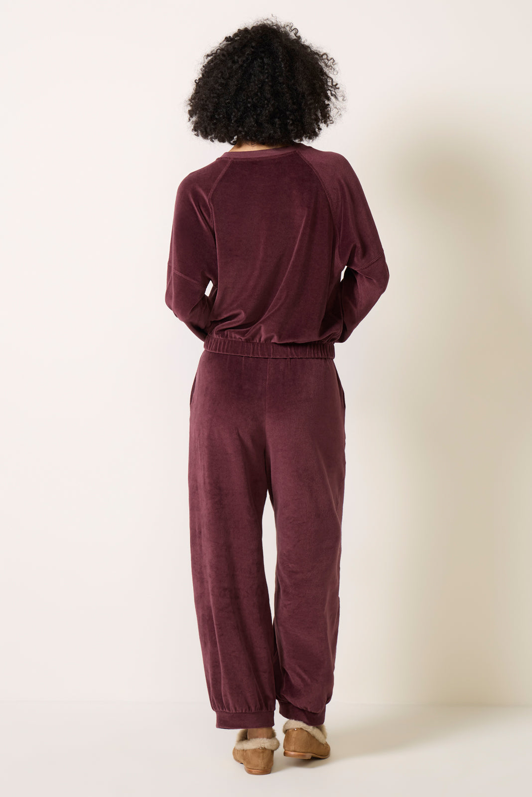 Lucy Velour Jogger