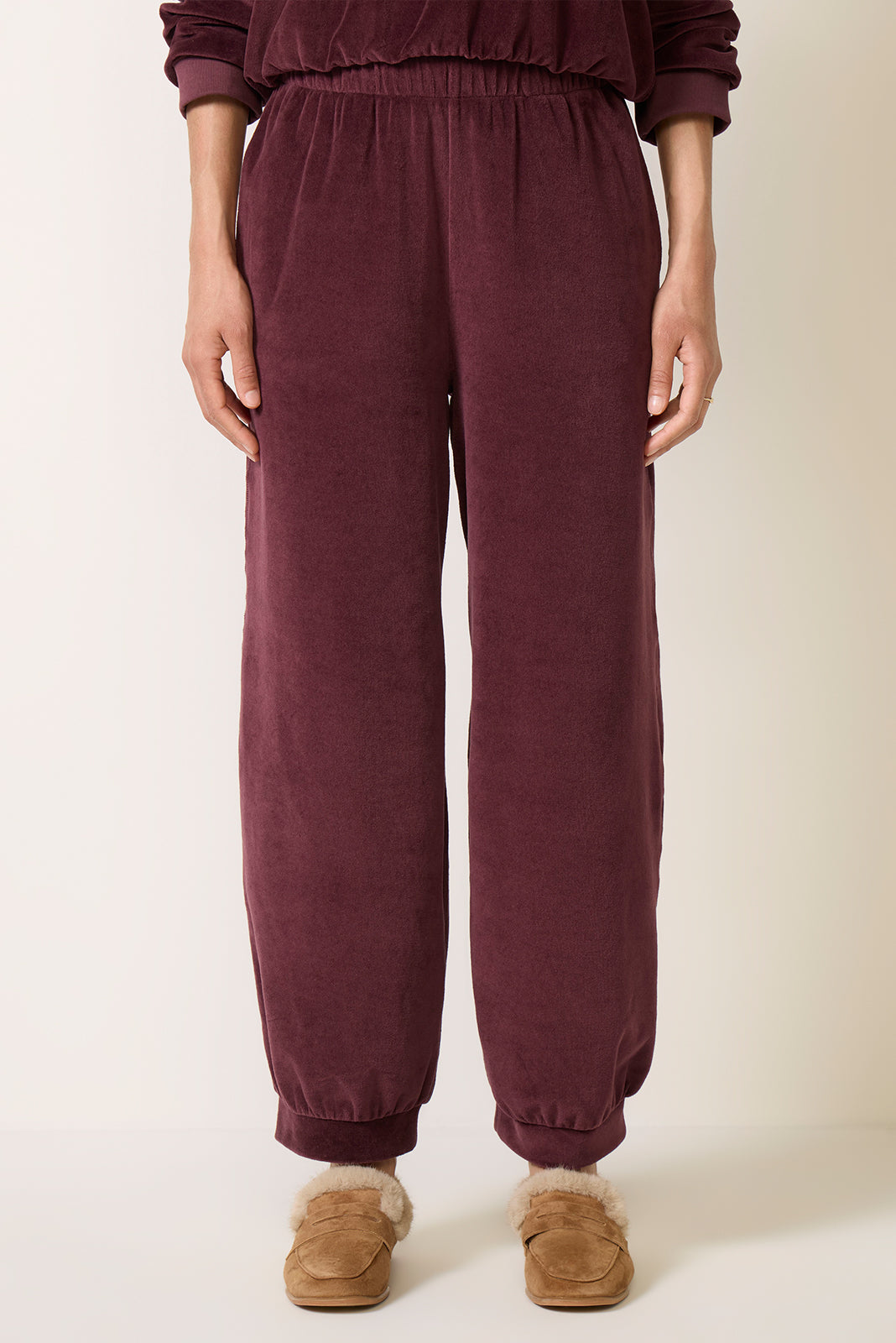 Lucy Velour Jogger