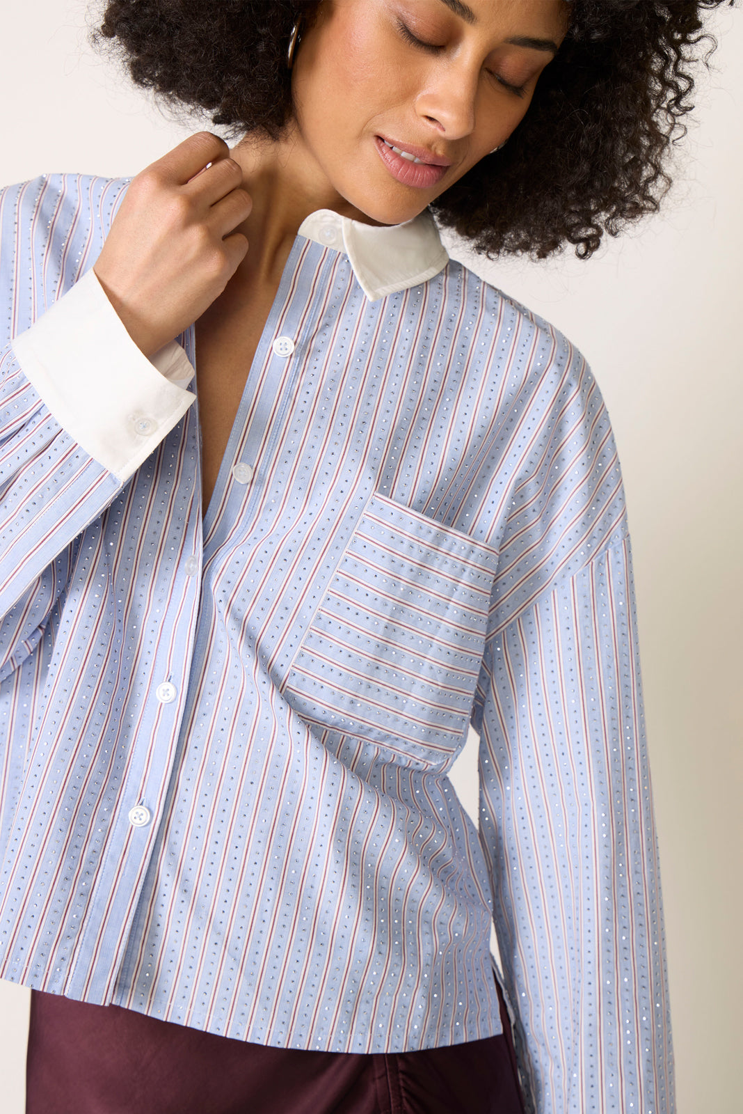 Aiden Rhinestone Shirt