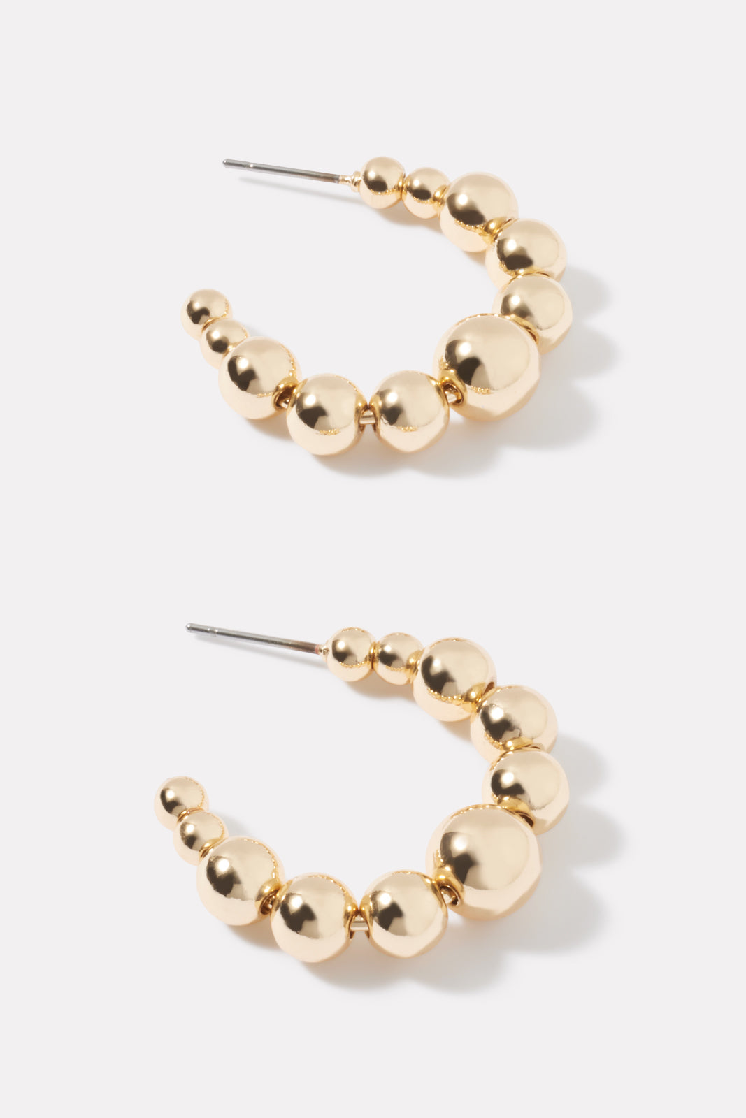 Agnes Beaded Hoop Earrings