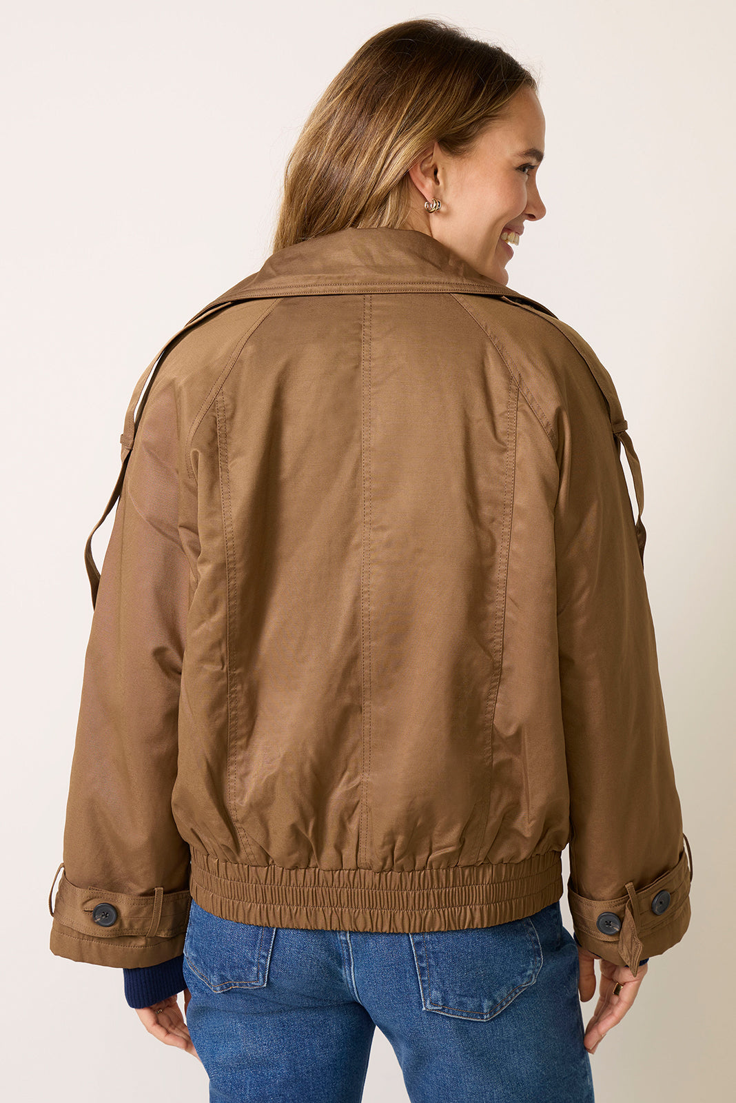 Fur Collar Trench Jacket
