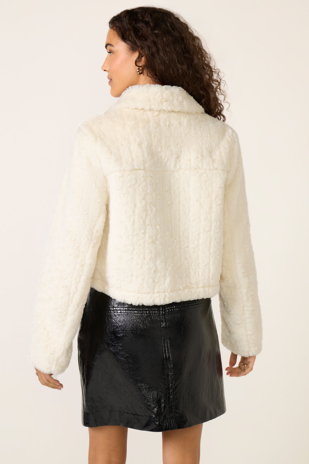 Serene Fur Trucker Jacket