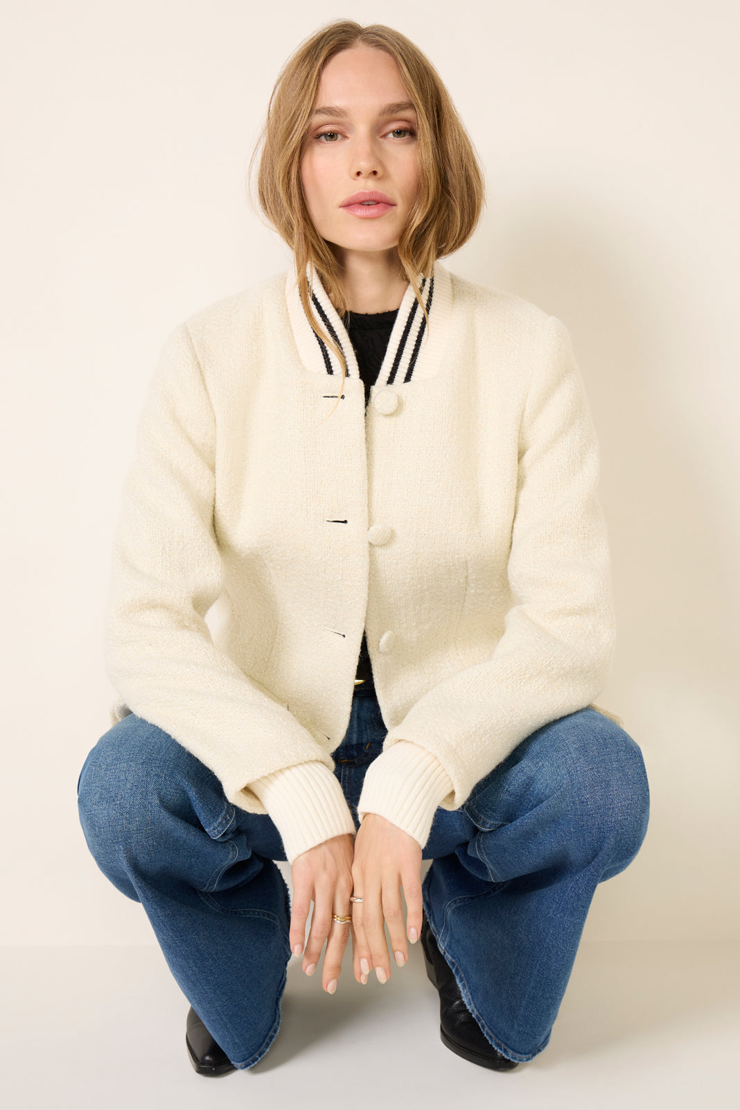 The Varsity Boucle Blazer