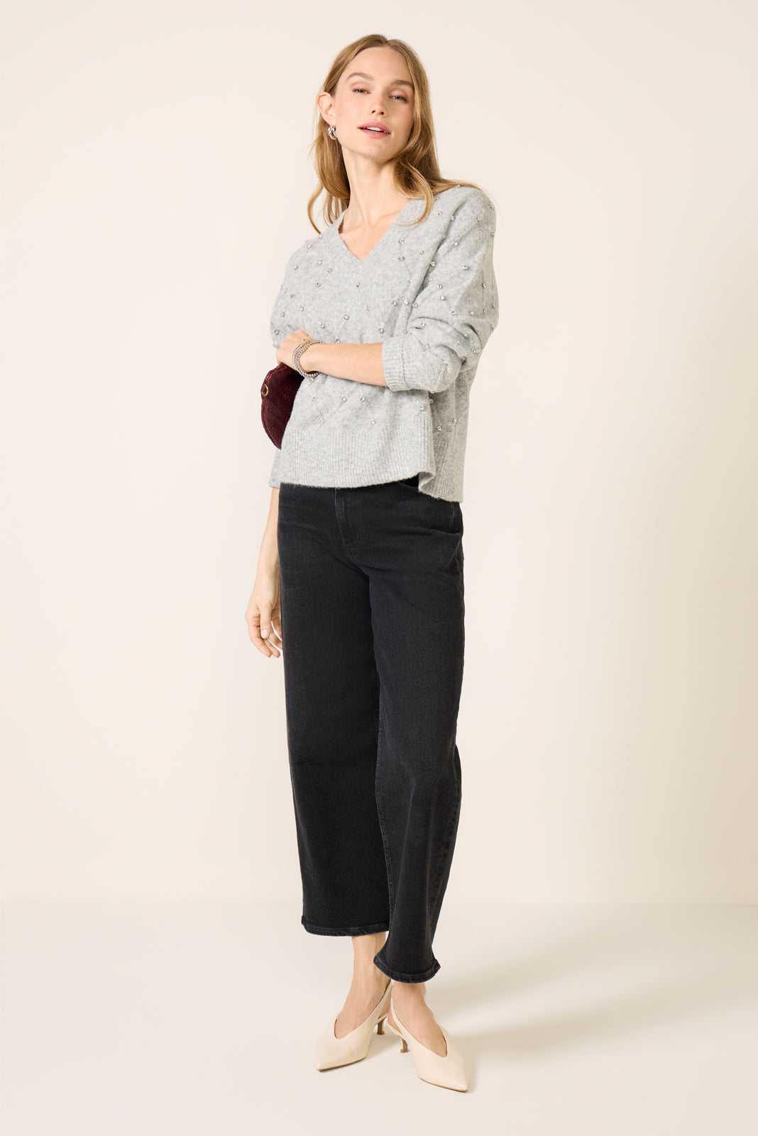 Noma Rhinestone Sweater