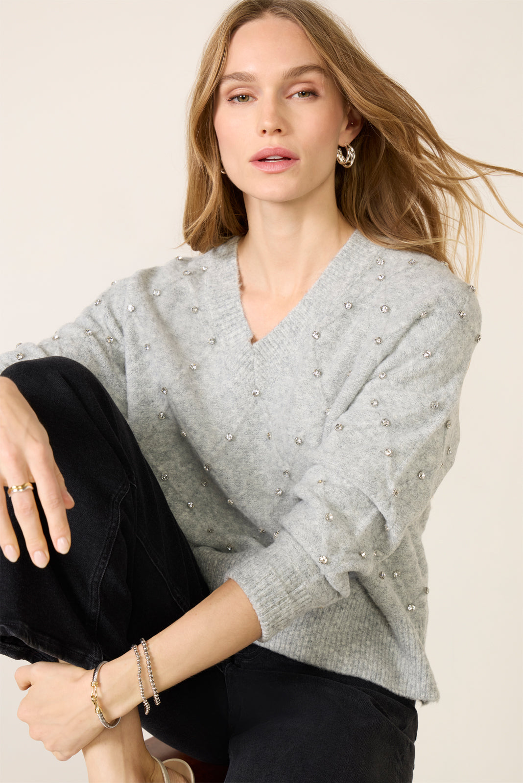 Noma Rhinestone Sweater