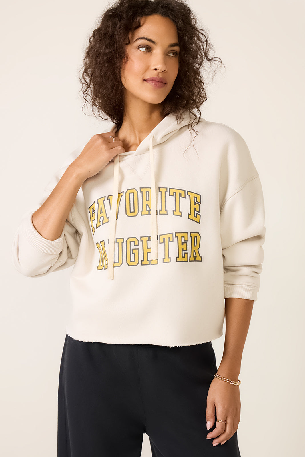 The Cropped Collegiate Hoodie