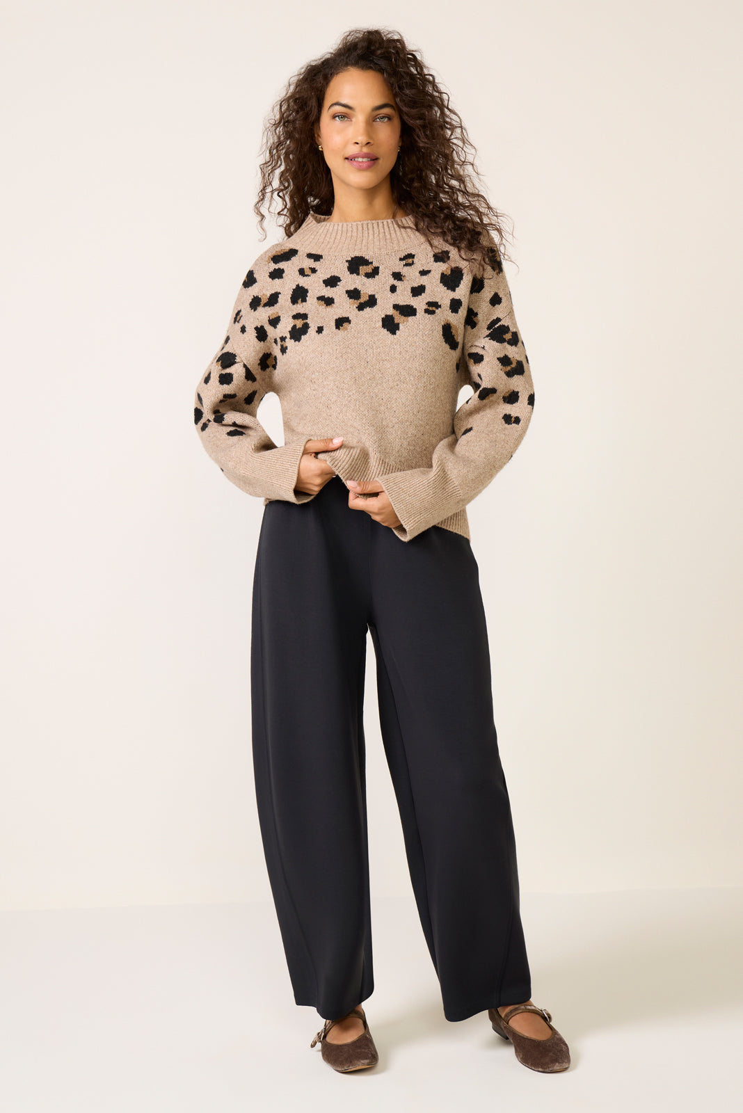 Jag Funnel Neck Sweater