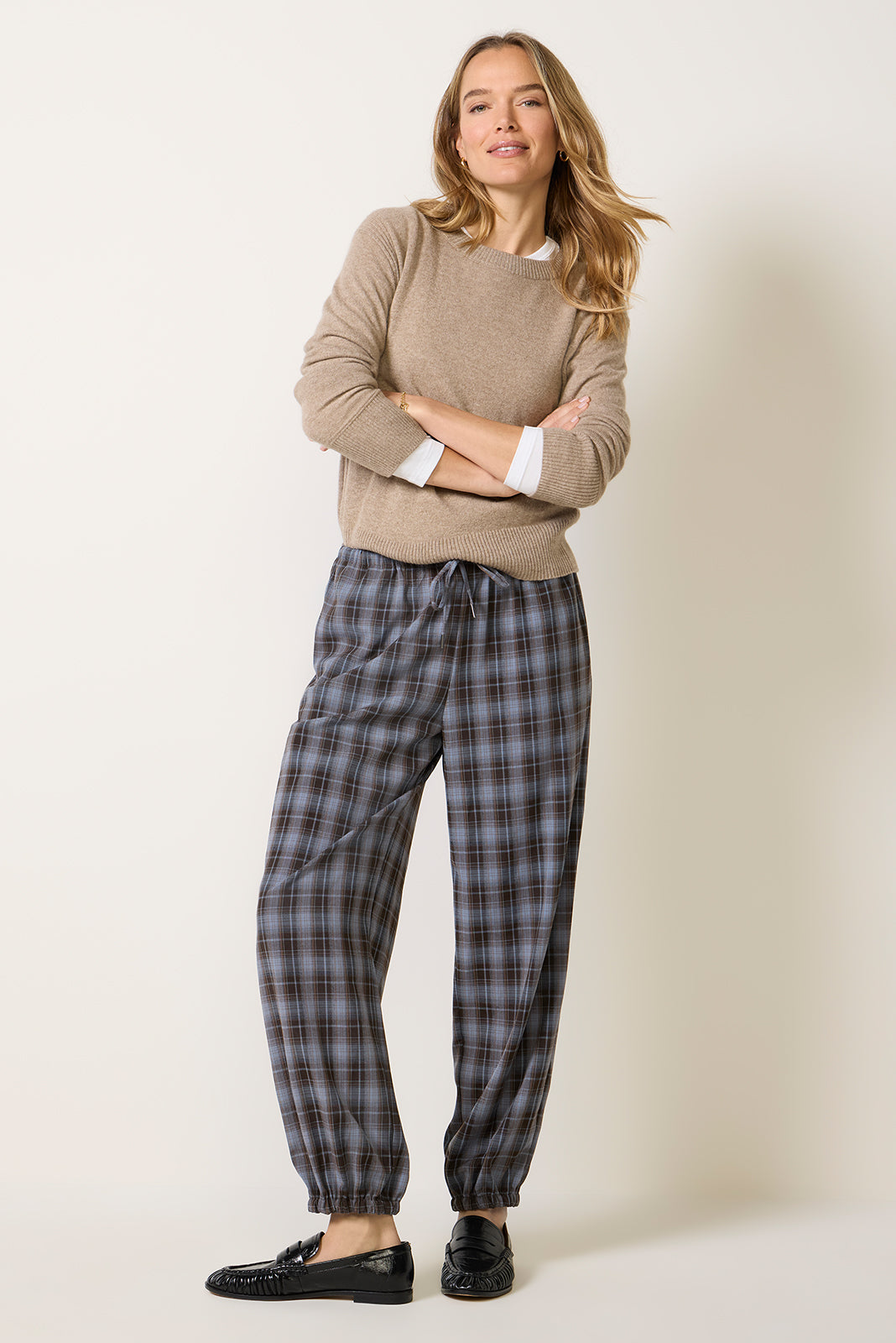 Phoebe Plaid Balloon Pant