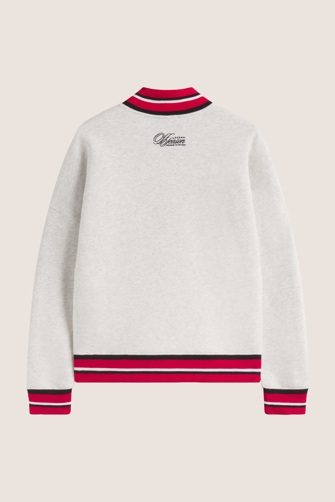 Fleece Mockneck Crew Pullover