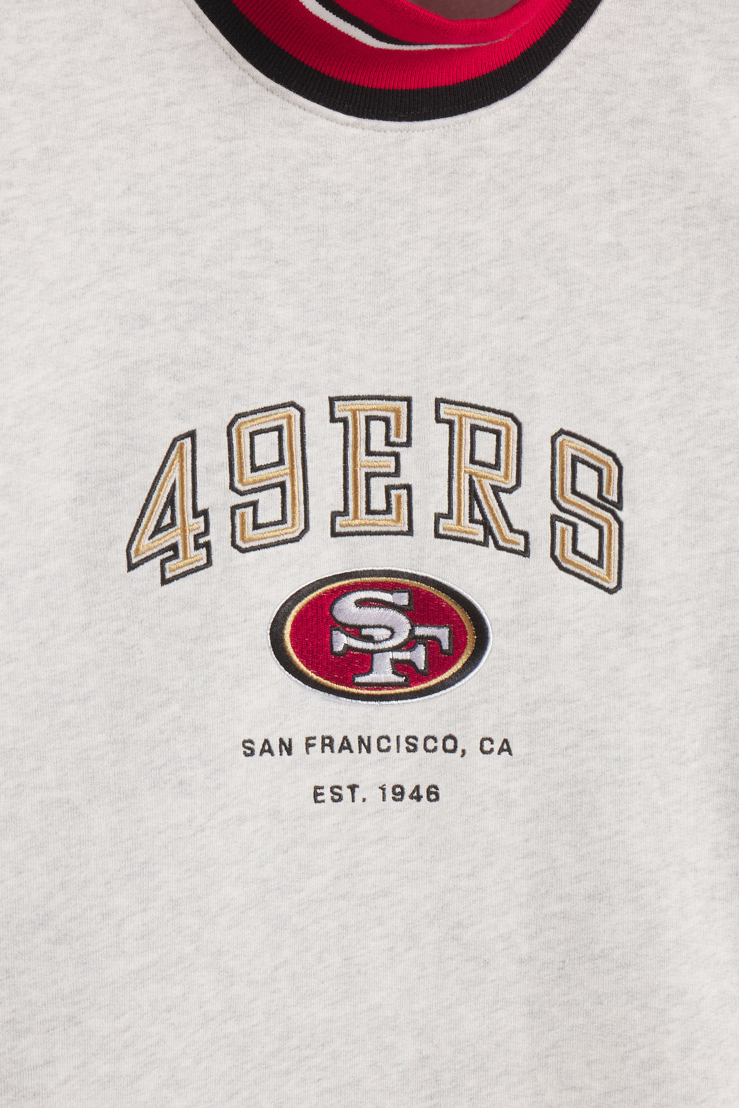 Fleece Mockneck Crew Pullover