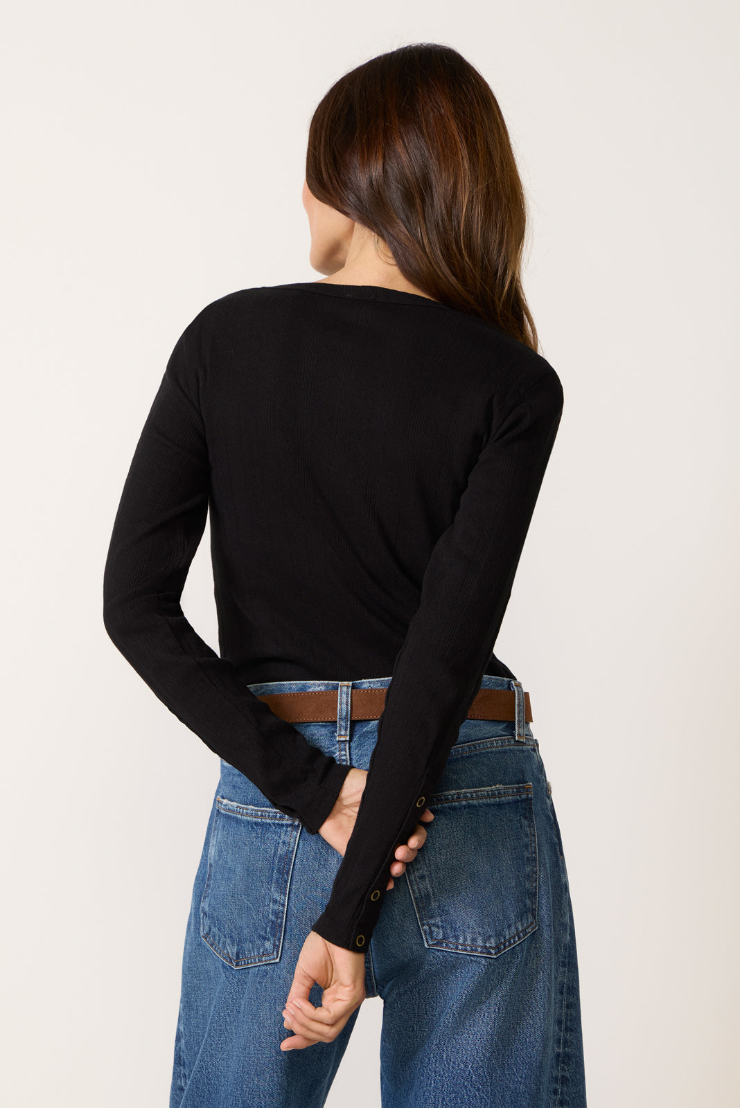 Pointelle Henley Top