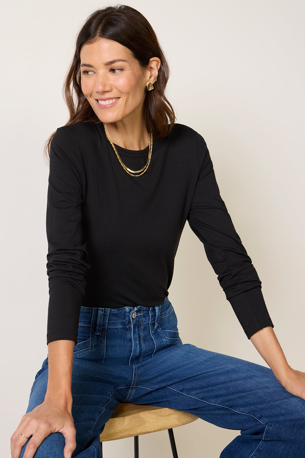 Bianca Long Sleeve Baby Tee