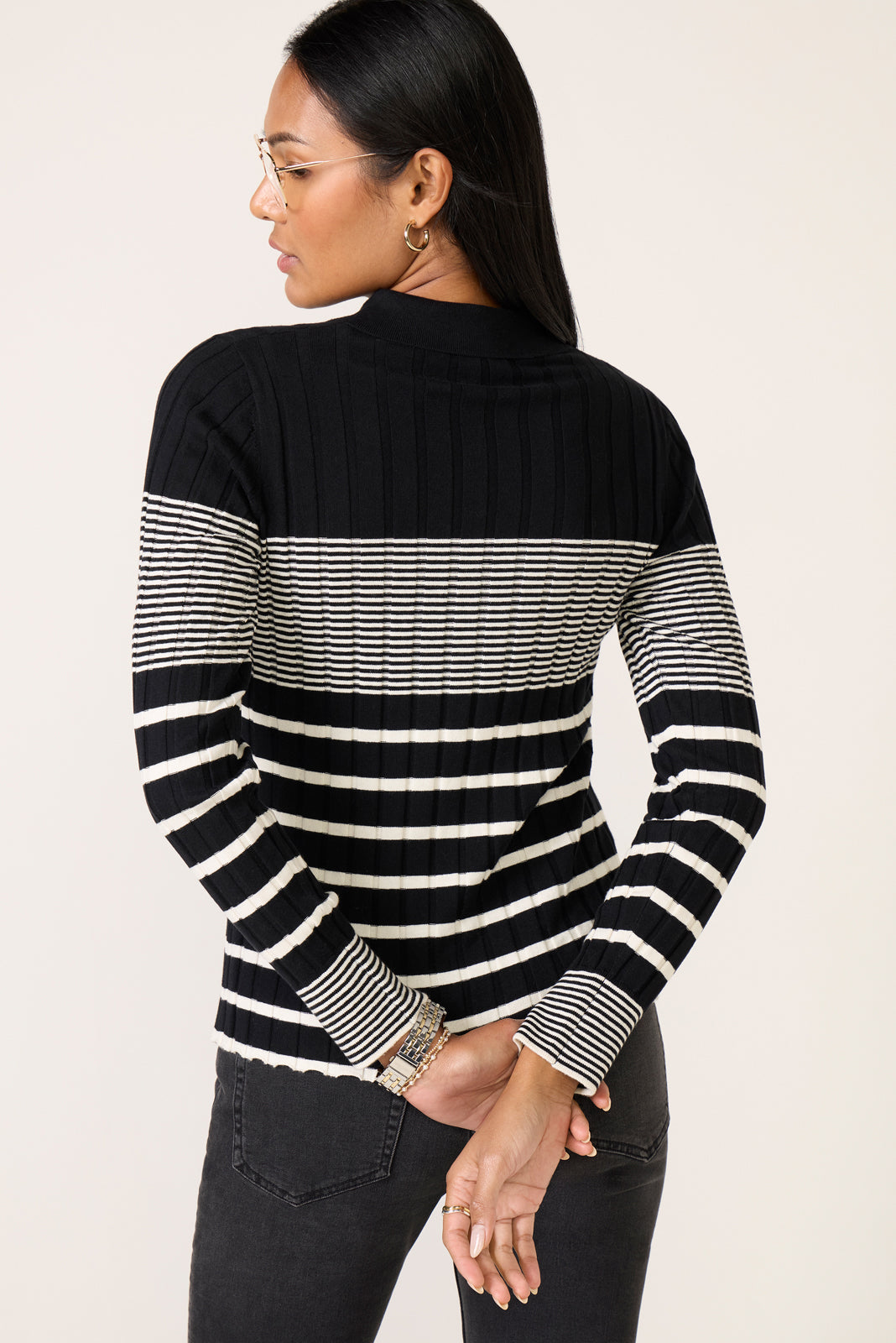 Aurelia Striped Cardigan