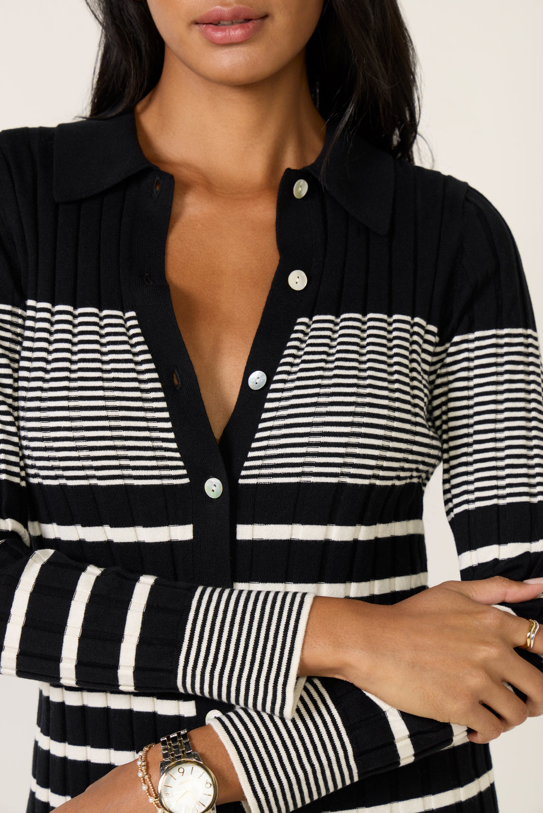 Aurelia Striped Cardigan