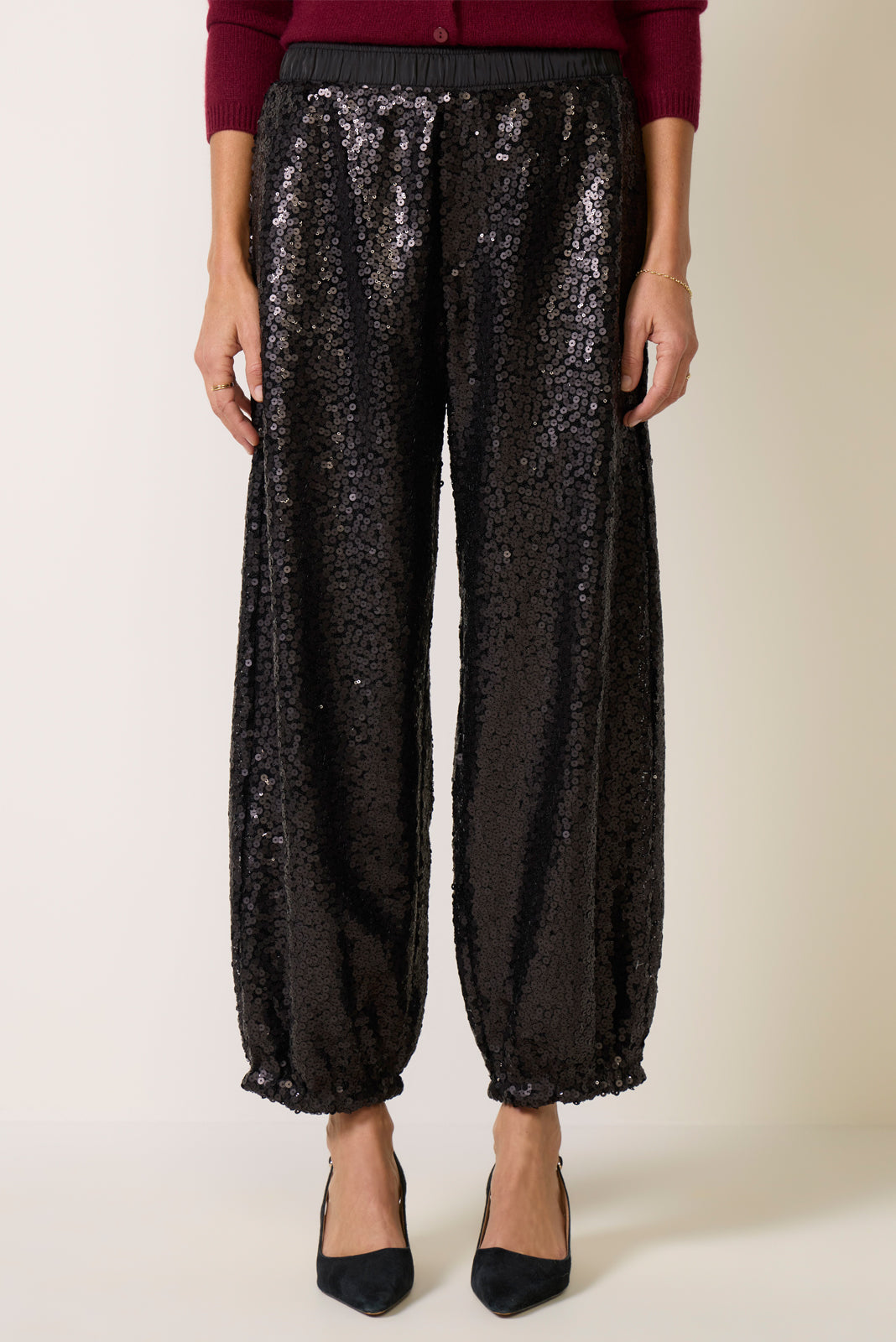 Krystal Sequin Balloon Pant