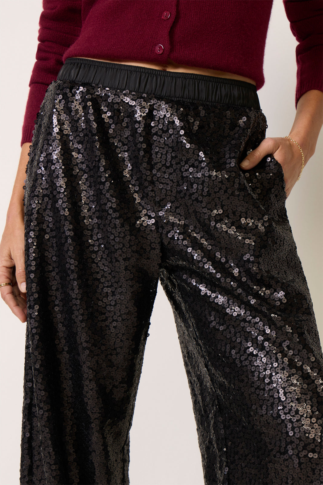 Krystal Sequin Balloon Pant