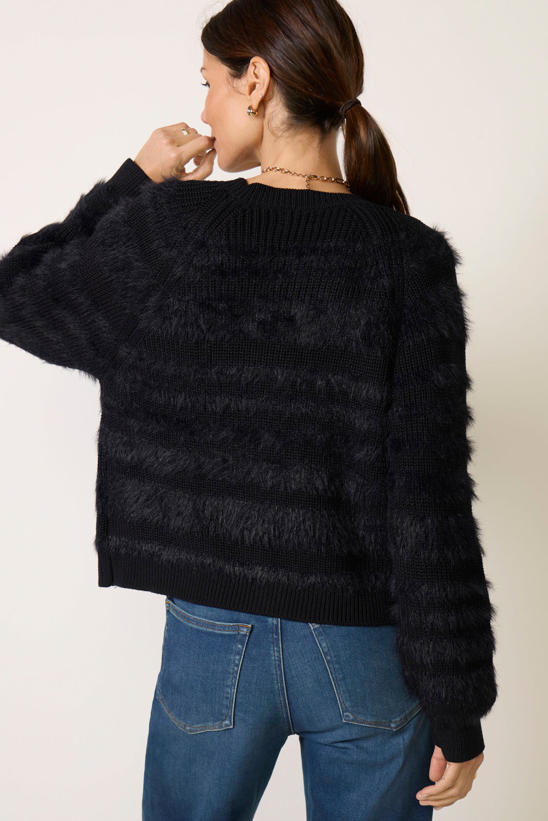 Jacquelyn Fuzzy Cardigan